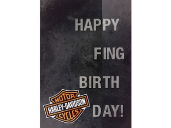 Karte H-D Happy F-Ing Birthday