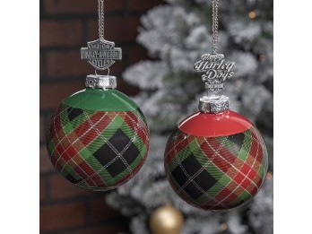 Christbaumkugel 2er Set H-D Holiday 