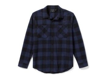 Hemd Buffalo B&S Indigo & Black