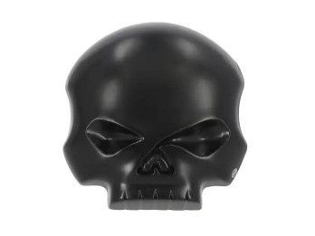 BUCKLE SKULL LOGO SCHWARZ