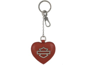SCLÜSSELANHÄNGER H-D HEART Braun