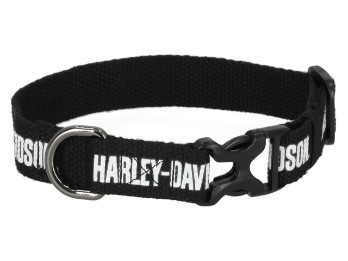 HUNDHALSBAND NYLON H-D TEXT PINK