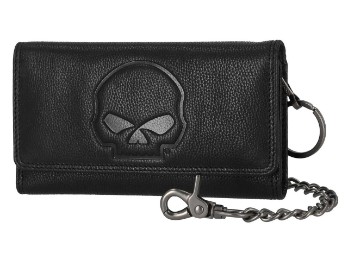 Geldbörse H-D Skull Embossed Trucker