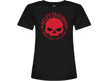 T-Shirt Red WG Skull 