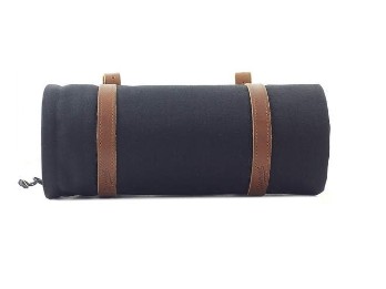 Rollentasche Roller – Deemeed – Schwarz Cordura/Braune Riemen