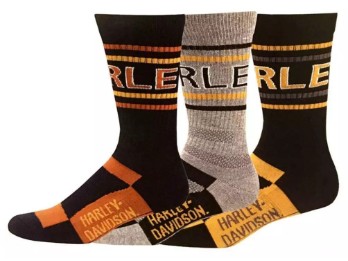 H-D Socken Vented Riding - 3er Set