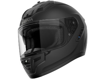 Integralhelm Sena Phantom - Smart Helmet - matt schwarz