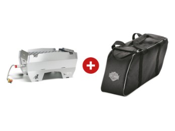 Grill-Bundle: SKOTTI Grill + Harley-Davidson Satteltaschen-Kühltasche 90200991