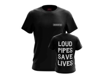 Bobber T-Shirt Loud Pipes Save Lives 