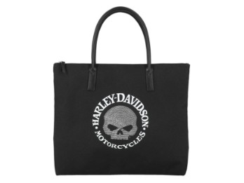 TASCHE H-D FLAD TOTE SKULL
