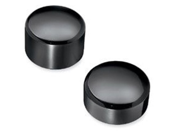 43422-09, BILLET AXLE COVER, REAR, BLACK