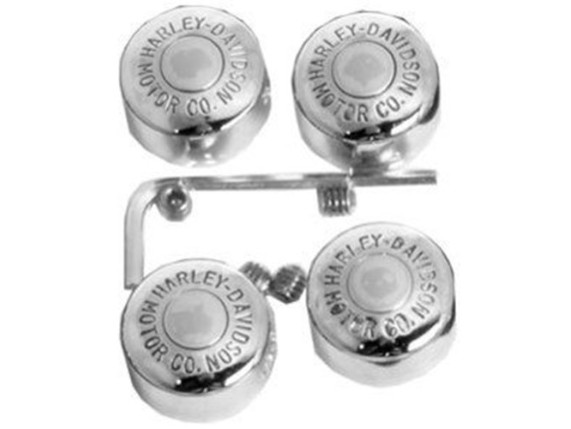 43884-96, CHROME HEADBOLT COVER KIT W/LO