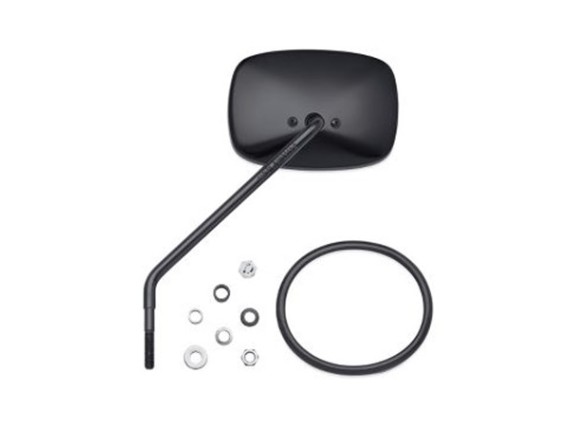 91909-03B, MIRROR RIGHT LONG STEM BLACK