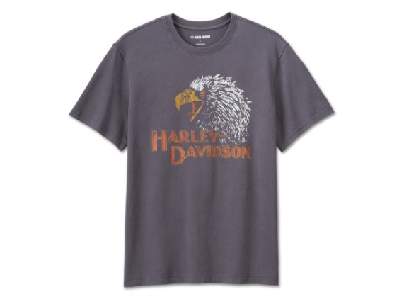96797-23VM_T-Shirt-Classic-Eagle_grau_Harley-Davidson (1)