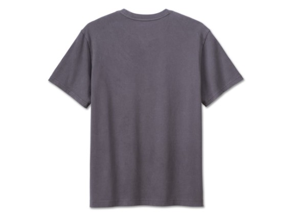 96797-23VM_T-Shirt-Classic-Eagle_grau_Harley-Davidson (2)