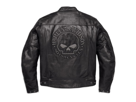 98122-17EM Lederjacke Reflektiv Skull Harley-Davidson Rücken