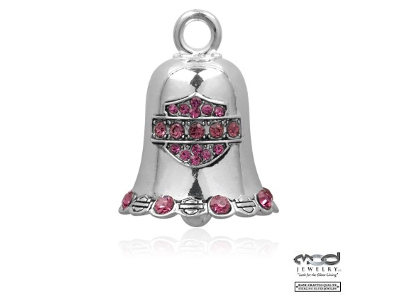 HRB019, GLOCKE PINK CRYSTAL B&S
