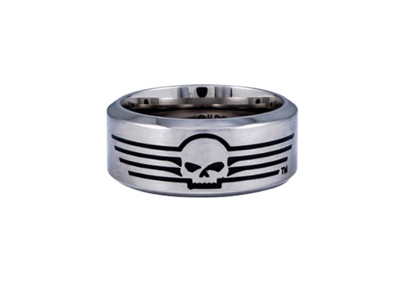 HSR0027-10, RING SKULL BAND RING
