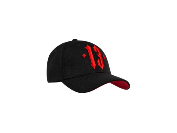 MM-E-3030-FC-SR_men-of-mayhem-flex-cap-mayhem-schwarz-rot-vorderseite-3