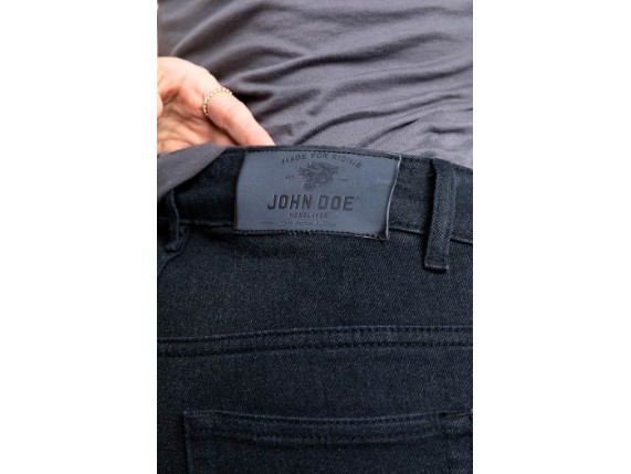 Motorradhose Damen Luna High Black Used - John Doe - MJDD4008 (1)