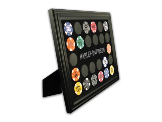 Pokerchip Sammelrahmen Black 6927 Harley-Davidson (1)