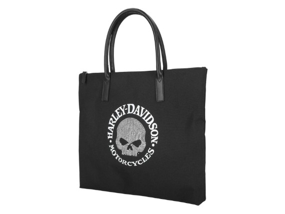 TASCHE H-D FLAD TOTE SKULL (4)