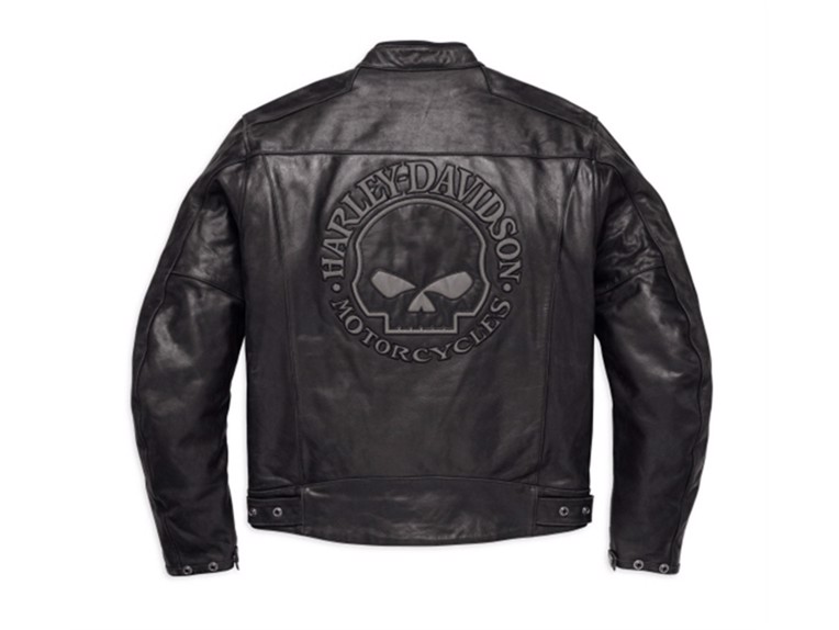 harley davidson skull lederjacke
