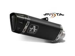 PISTA Slip-On Aluminium schwar z KTM 990 RC R ab 2025