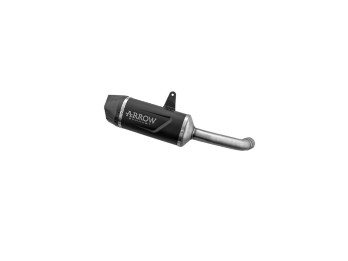 Auspuff INDY RACE EVO DARK Aluminium schwarz für KTM RC 390 ab 2022