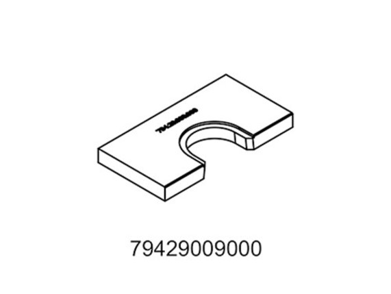79429009000, Trennplatte Kurbelwelle