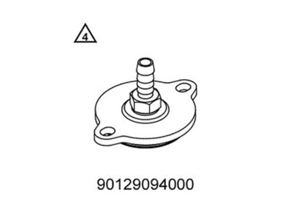 90129094000, Adapter für Öldruckmanometer