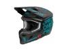 2025_ONeal_3SRS Helmet STATIC V.25_black_teal_45 front_left