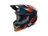 2026_ONeal_3SRS Helmet HAZE V.26_blue_orange_gold_45 front_left