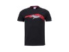 schwarzes T-Shirt mit Aufschrift Afrika Twin