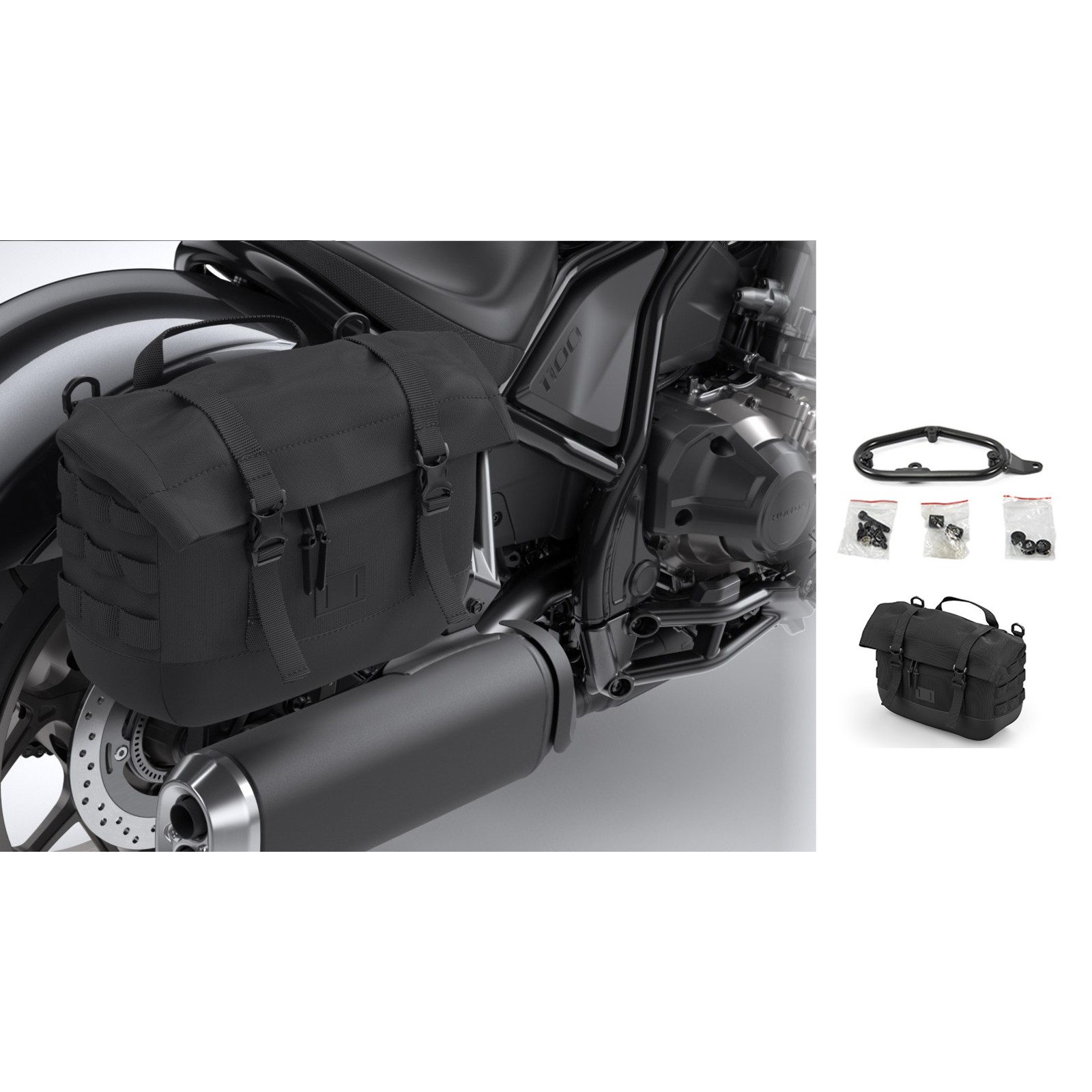 Motorrad-Satteltasche Für Honda Rebel 500 - Wasserdicht Und Praktisch