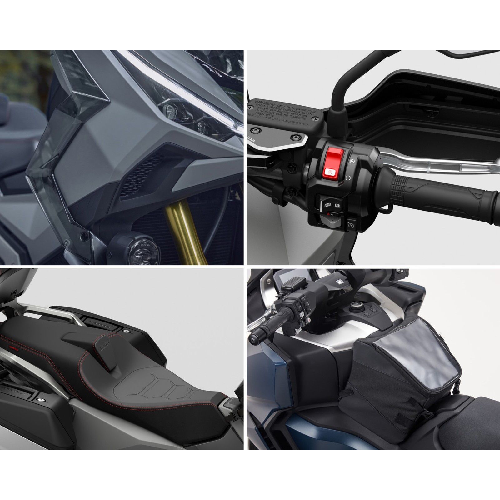 ○中古品○X-ADV用 ホンダ純正アクセサリー リアキャリア (リッド 