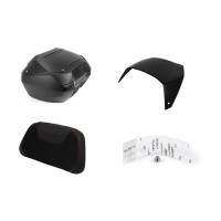 50L Topbox Easy Kit mit Rückenlehne schwarz NT1100