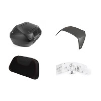 50L Topbox Easy Kit mit Rückenlehne schwarz NT1100