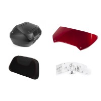 50L Topbox Easy Kit mit Rückenlehne rot NT1100