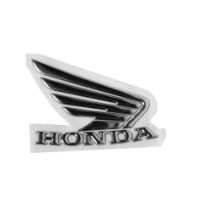 Sticker Honda-Logo 3D chrom für rechte Seite