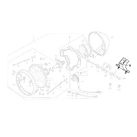 Stütze Scheinwerfer VT1100 Shadow BJ 87-96
