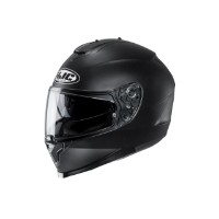 C70 Motorradhelm in matt schwarz