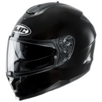 C70N metallic schwarz Motorradhelm