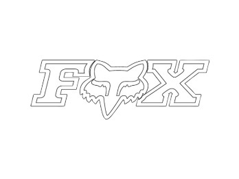Fox F-Head-X TDC Aufkleber 