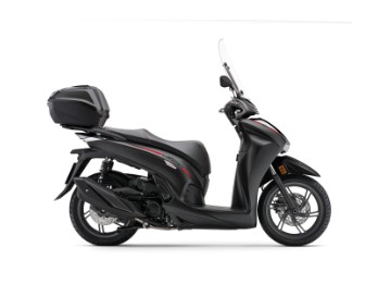 Hohe Windscheibe SH350 schwarz metallic 2025-