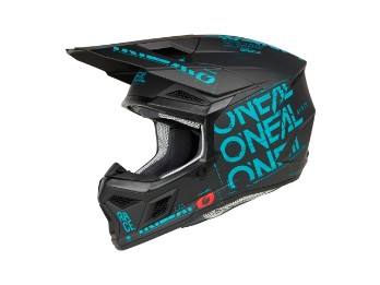 3SRS Static Crosshelm schwarz blau