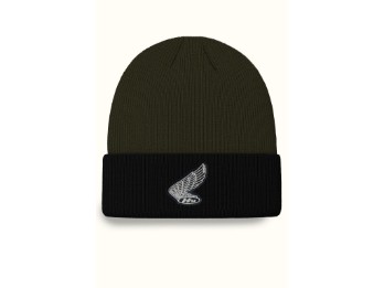 Beanie Hondaflügel oliv