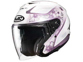 Jethelm i31 weiß rosa