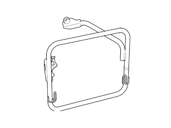 08L71-K0F-JF0 Honda Z125 Satteltaschenträger