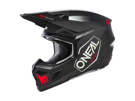 2024_ONeal_3SRS Helmet HEXX V.24_black_white_red_45_left
